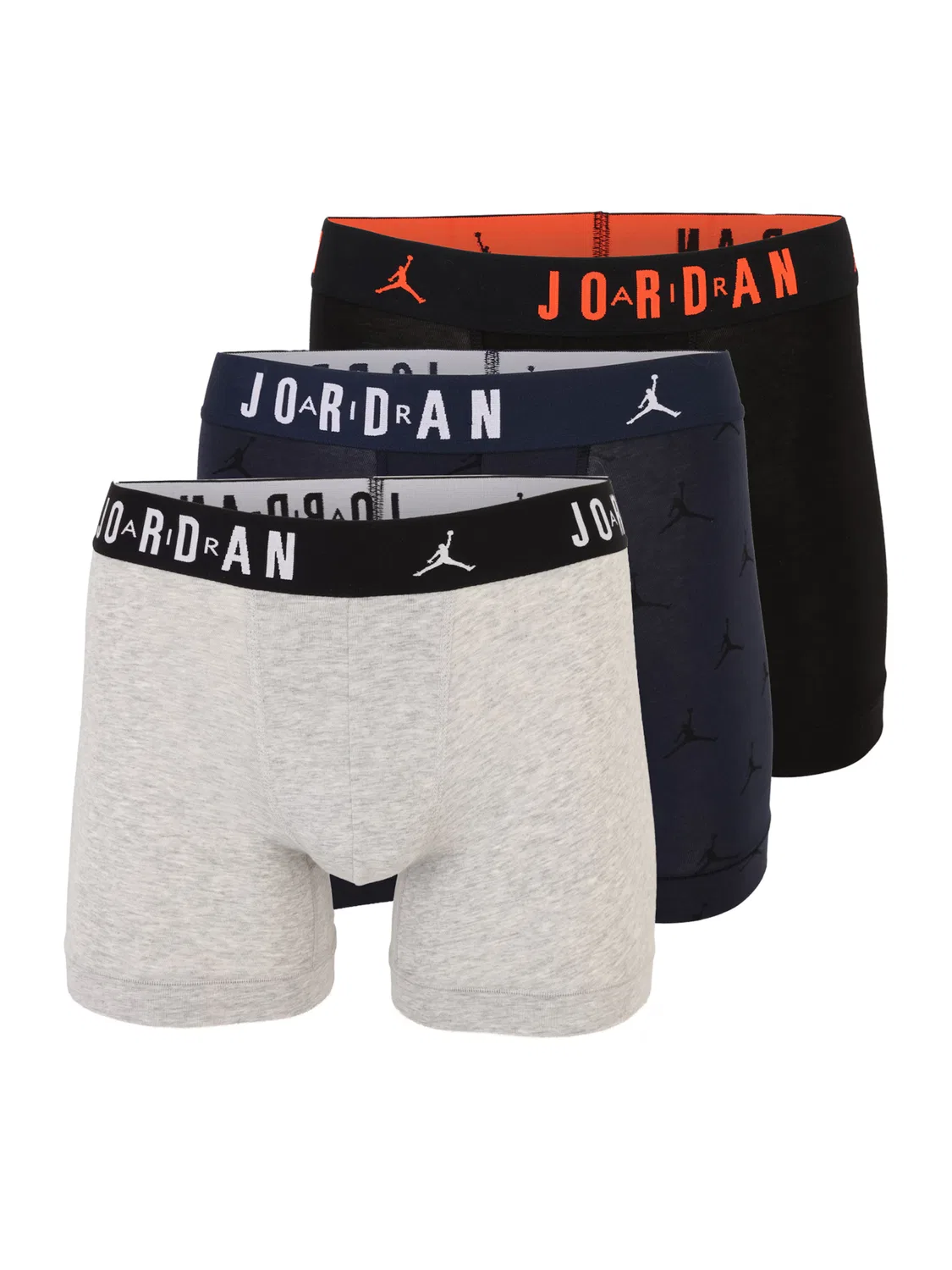 Боксеры 'FLIGHT' Jordan, Mottled Grey/Dark Purple/Black