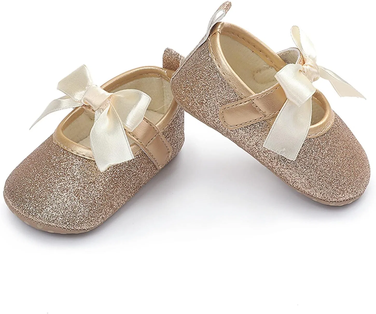 Детские туфли Мэри Джейн для девочек Slip-on Ballet, Gold — фото 4
