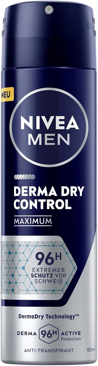 Дезодорант-антиперспирант Derma Dry Control Maximum, Nivea Men, 150 мл Beiersdorf