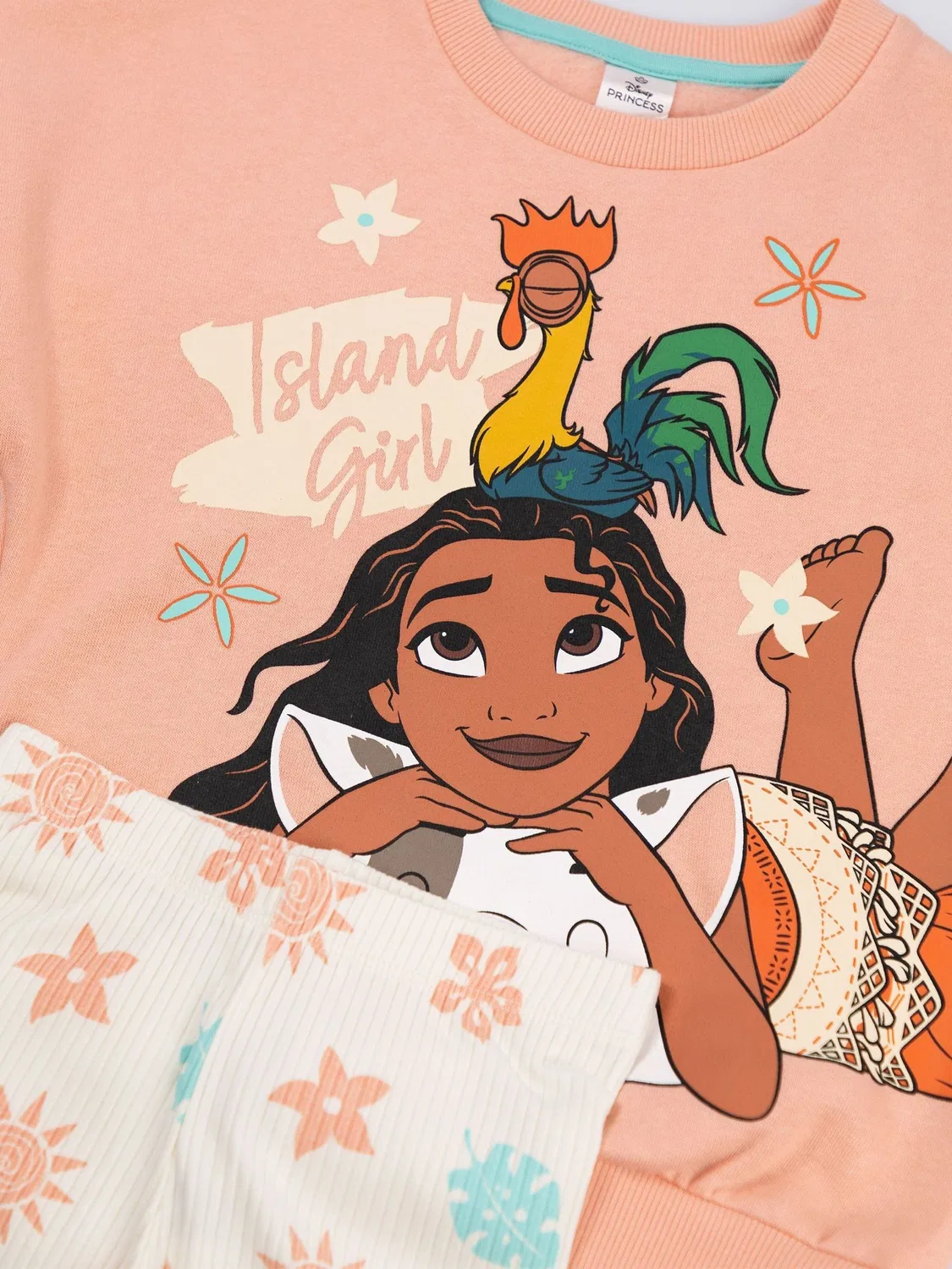 Комплект из толстовки и джоггеров Disney Moana Vanilla Underground, оранжевый — фото 4