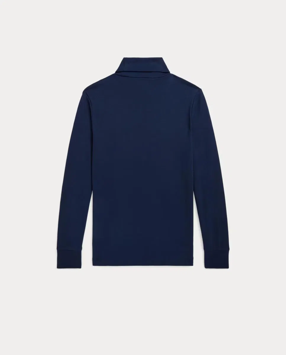 Футболка с длинным рукавом, Unisex Interlock, Polo Ralph Lauren, темно-синий — фото 2