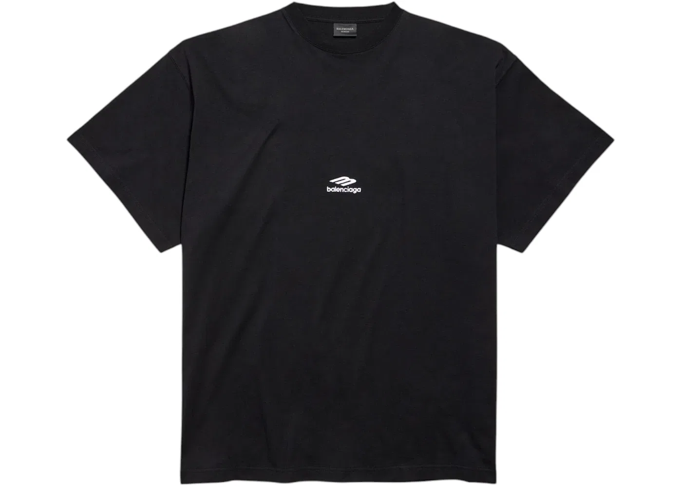 Мужская футболка оверсайз с принтом 3B Sports Icon Balenciaga, Black/White