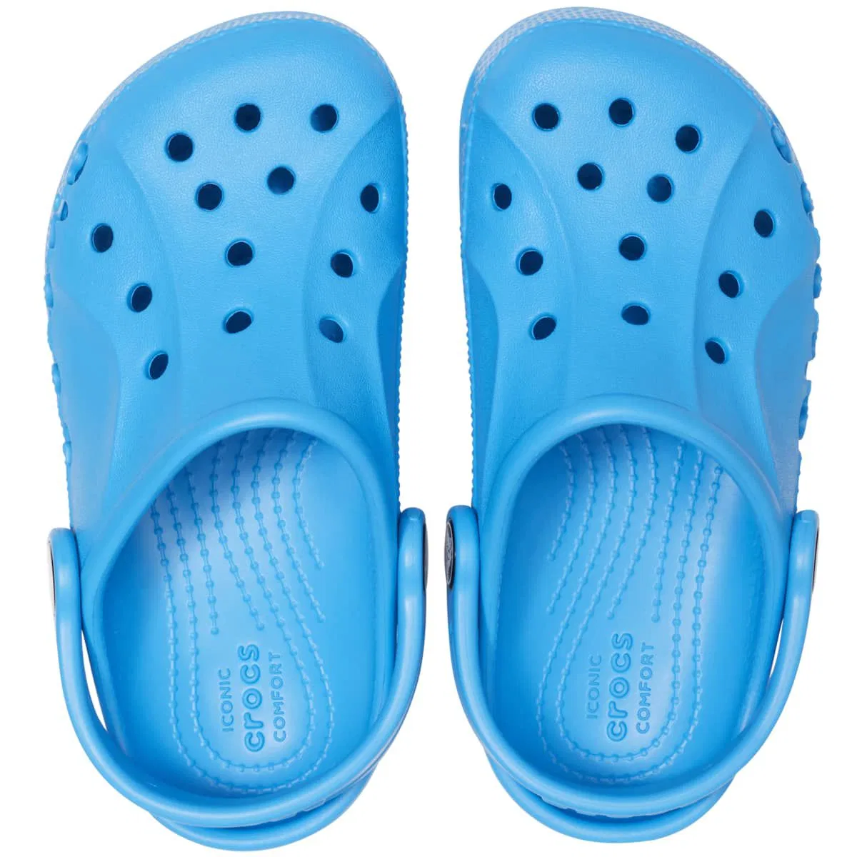 Детские сабо для девочек с вентиляцией Baya Clog Crocs, Ocean — фото 3