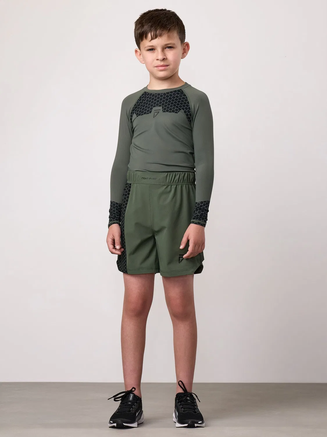 Футболка с длинным рукавом Gym King Combat Rash Guard, Deep Olive