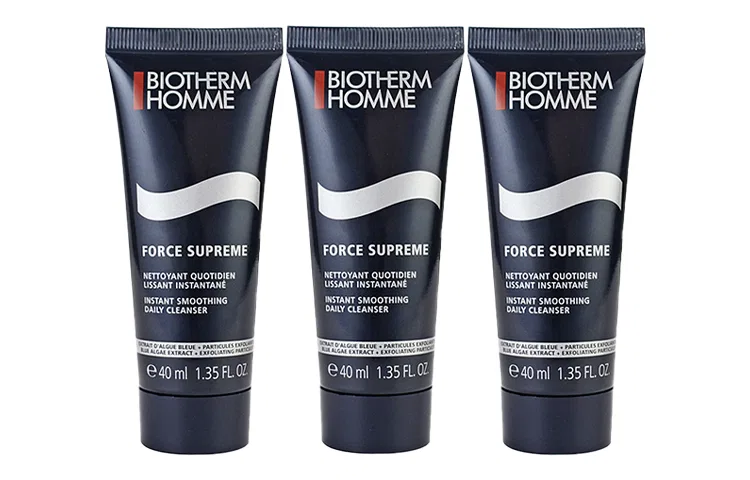 Мужской набор очищающих средств для лица Blue Diamond, 40 мл x 3, BIOTHERM