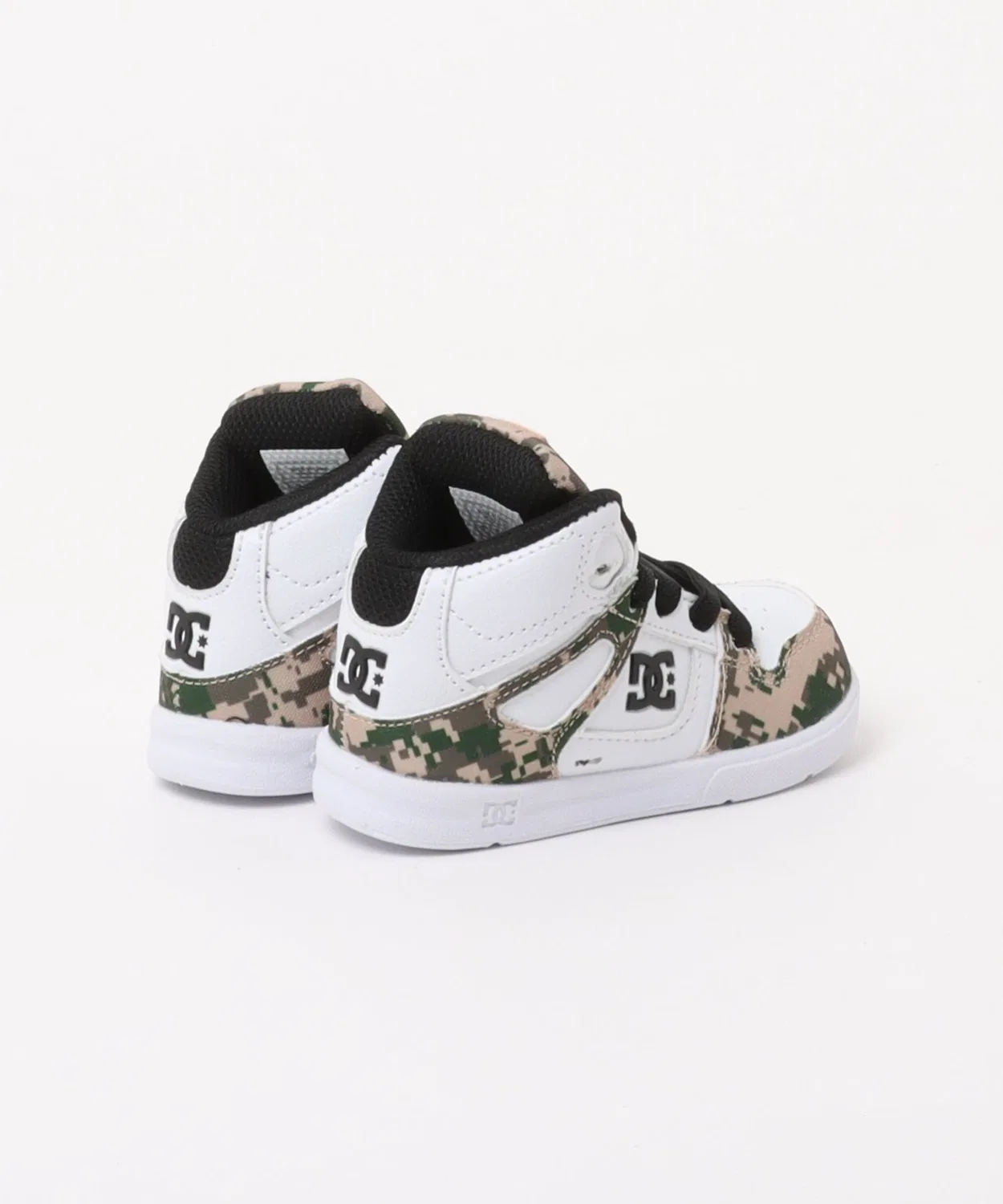 Детские высокие кеды с камуфляжным принтом DC SHOES, Camouflage — фото 2
