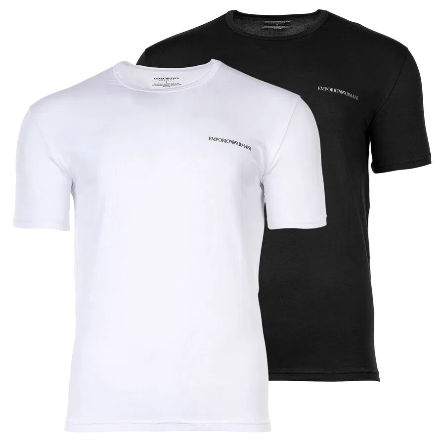 Футболка Emporio Armani черного и белого цвета