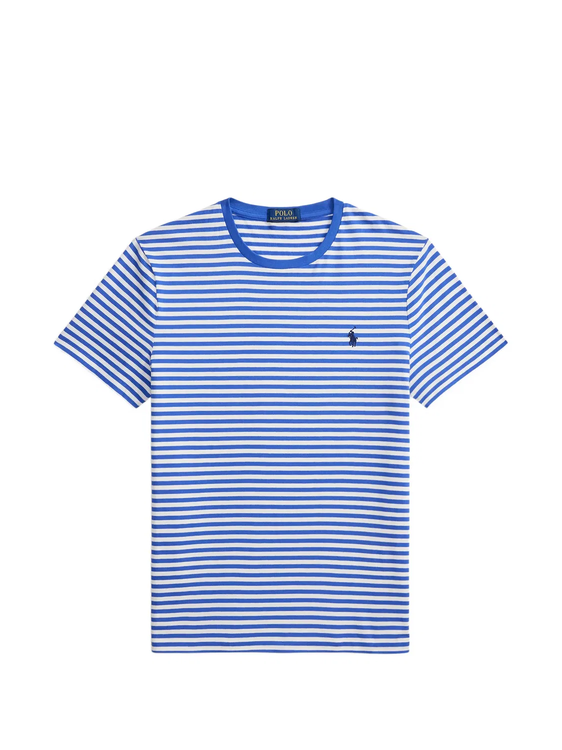 Футболка в полоску из хлопка Polo Ralph Lauren, синий