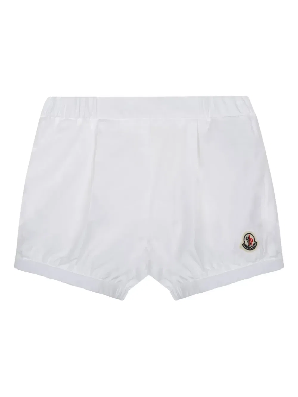 Хлопковые шорты Moncler Enfant, белый