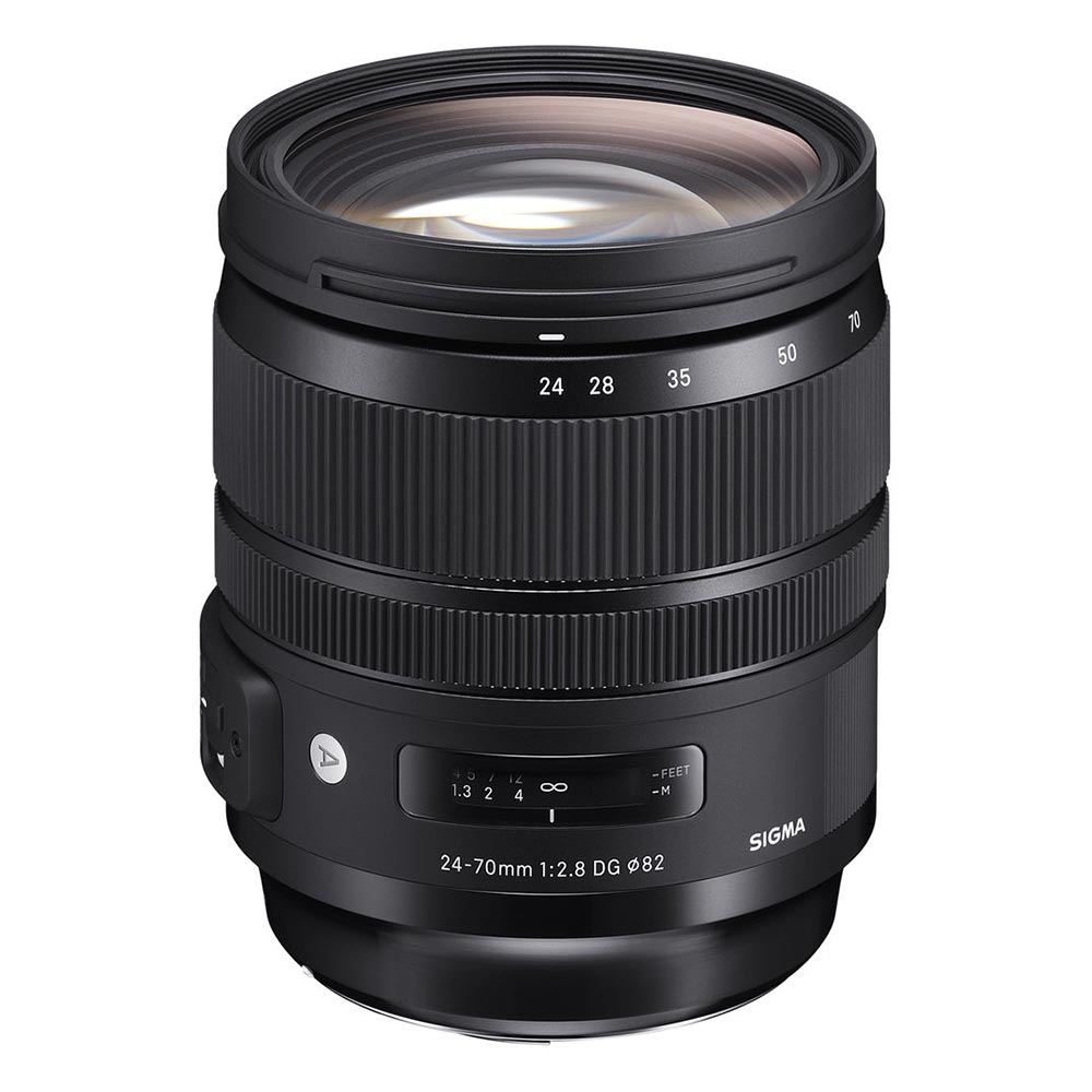 

Объектив Sigma 24-70mm f/2.8 DC OS HSM Art, Canon EF mount, черный