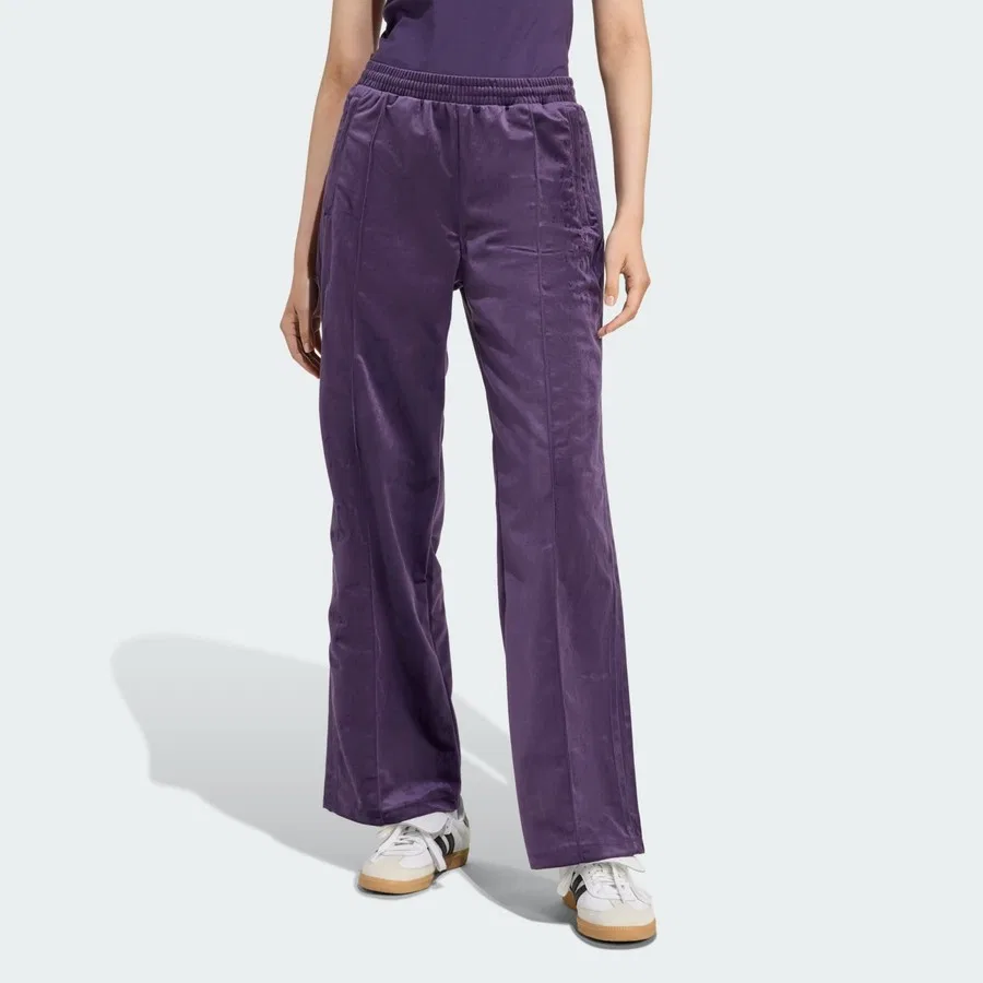 Спортивные штаны adidas Originals Adicolor Velour Track Pants, Фиолетовый