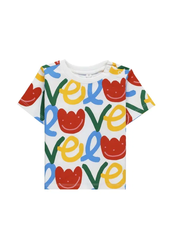 Футболка с принтом print t-shirt Stella Mccartney Kids, мультиколор