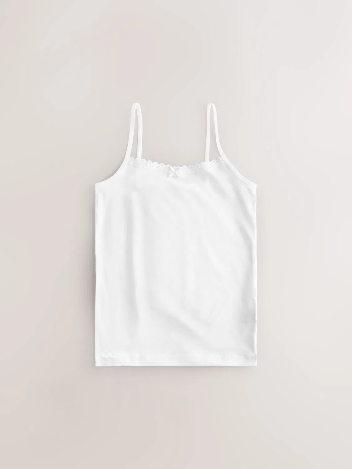 Топы майки-борцовки набор 10 шт, Elastic Strappy Cami Vests Next, белый — фото 3