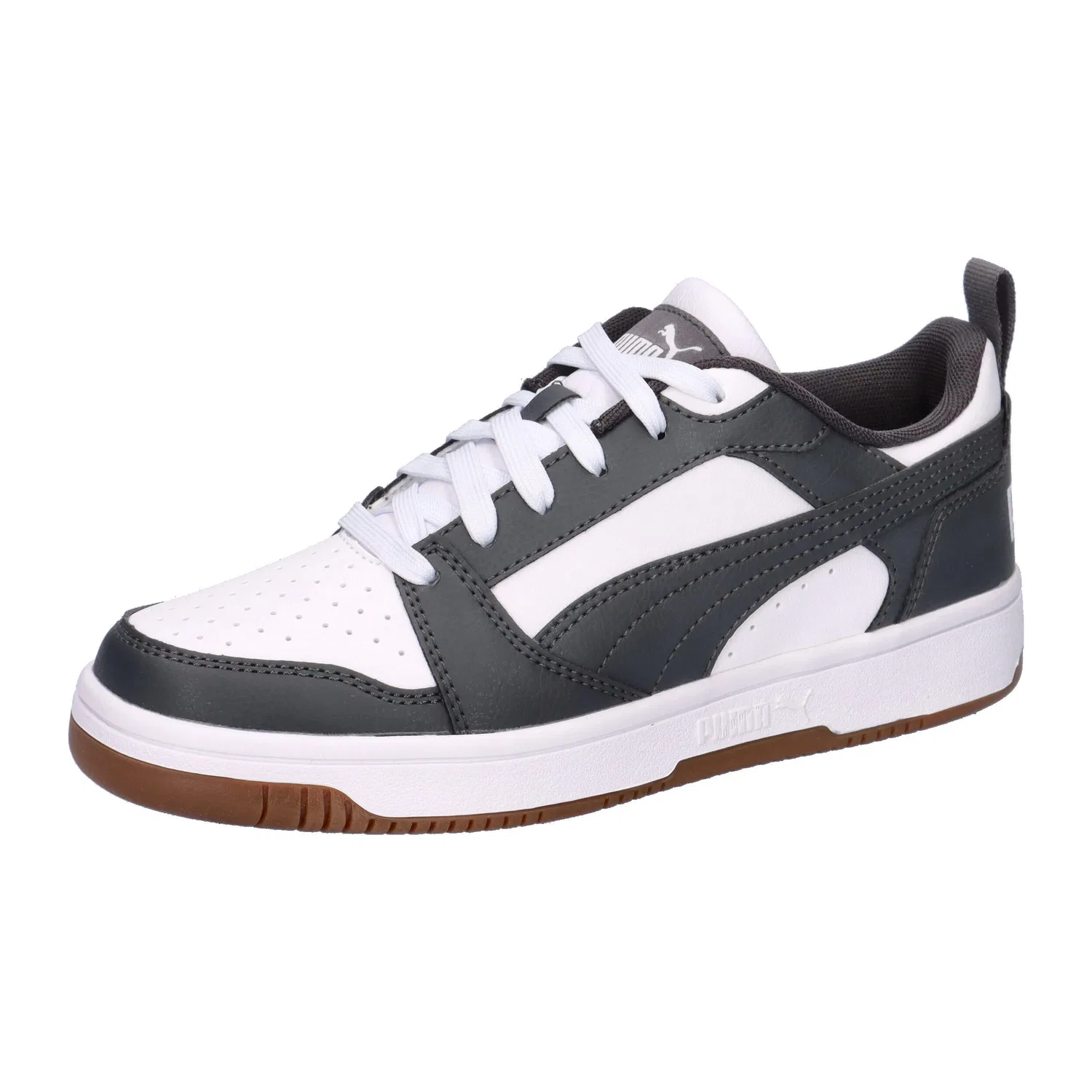Детские кроссовки с принтом Rebound V6 Lo Jr Puma, Weiss