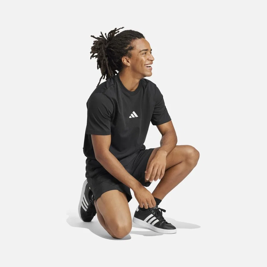 Футболка с длинным рукавом Sportswear Essentials Embroidered Small Logo adidas, Белый — фото 4