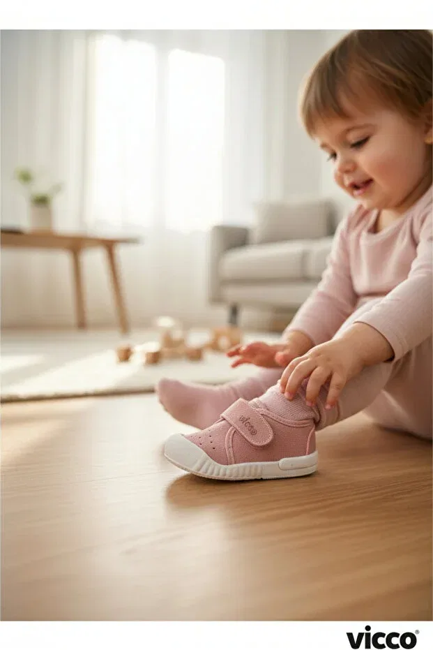 Детская обувь для девочек ортопедическая Anka ii first step daily orthopedic shoes Vicco, Powder