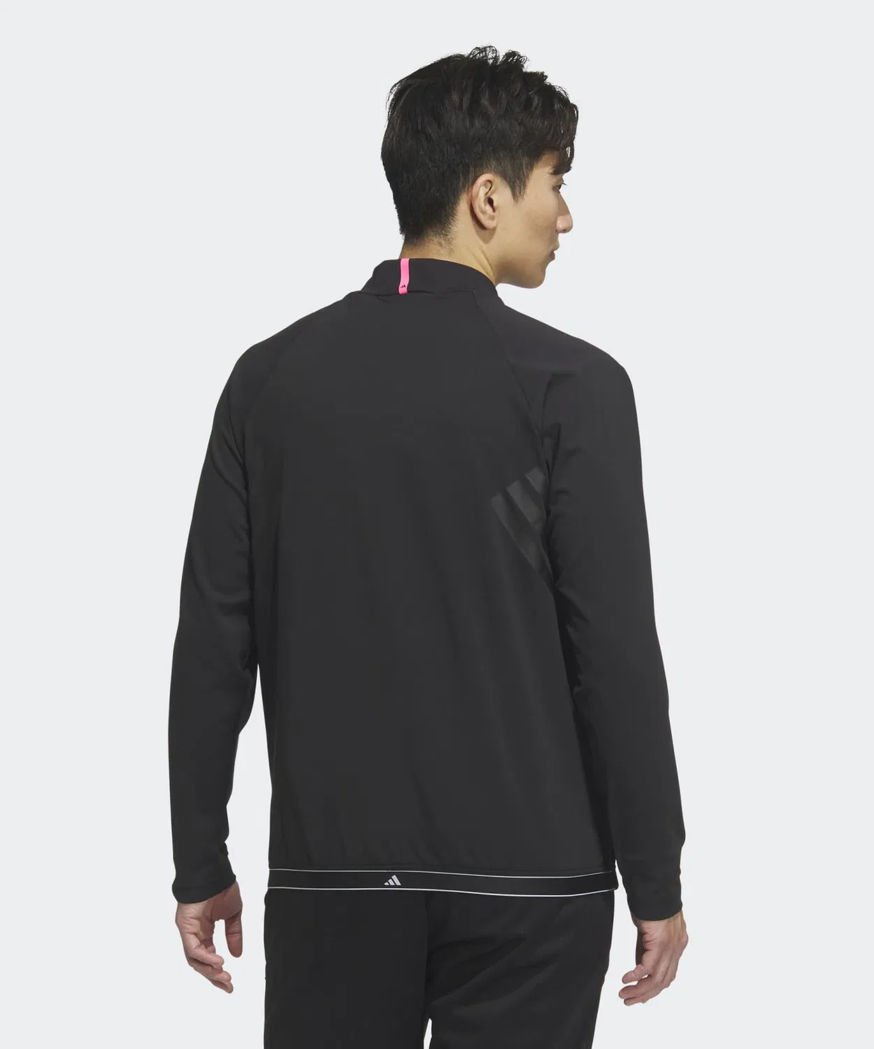 Мужская футболка с длинным рукавоми высоким воротом Frost Guard Mockneck Shirt Adidas, Черный — фото 2