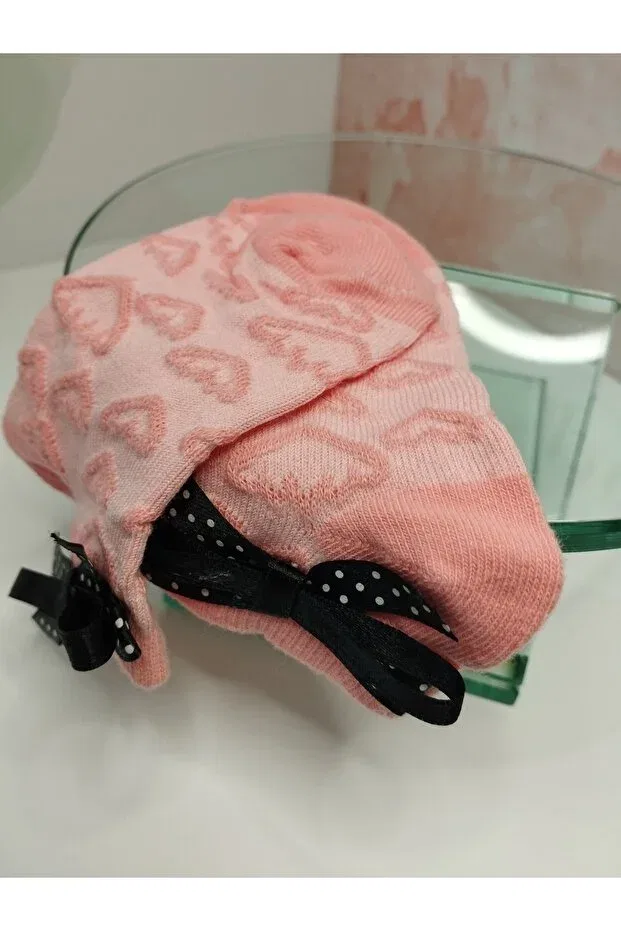 Детские носки для новорожденных с сердцем Papyon, Pink