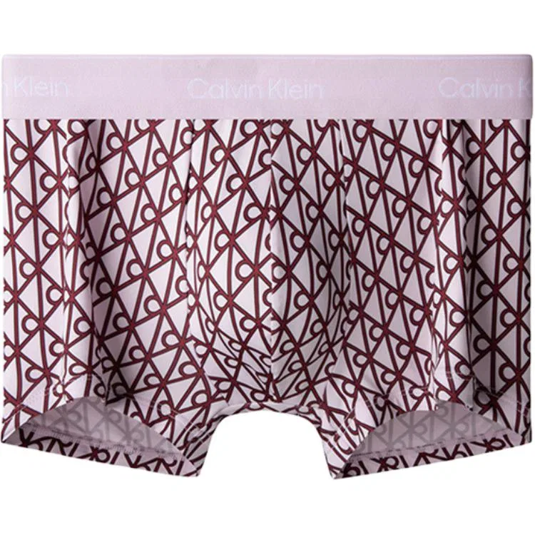 Мужские боксеры с принтом ZFR-Letter Calvin Klein, Pink