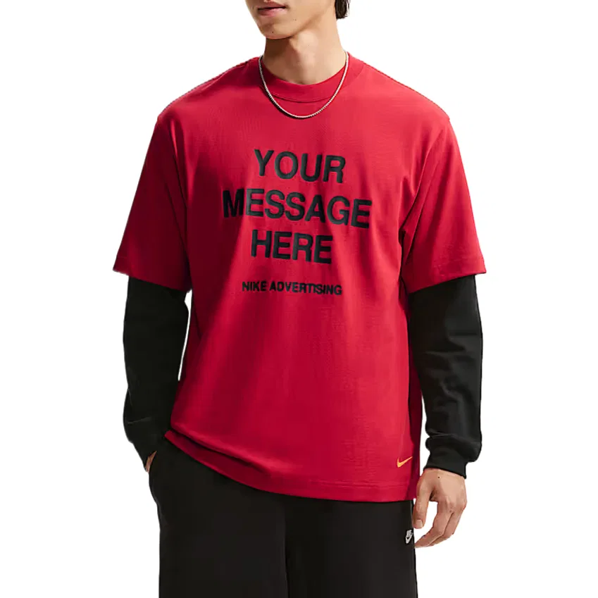 Мужская футболка с круглым вырезом Gym Red Nike