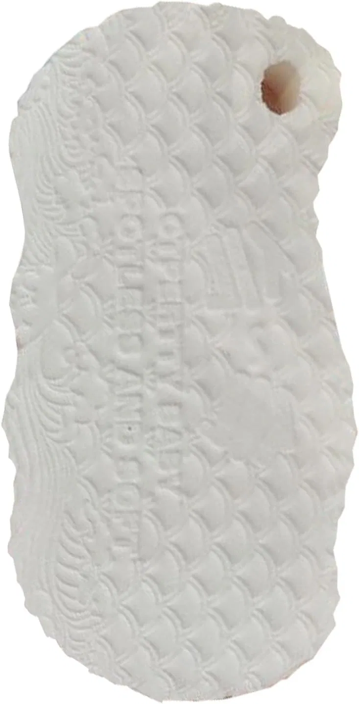 Мочалка для тела Peeling Badeschwamm, Xmccvt, 1 шт, 12.6x6.7x2.7 см, White