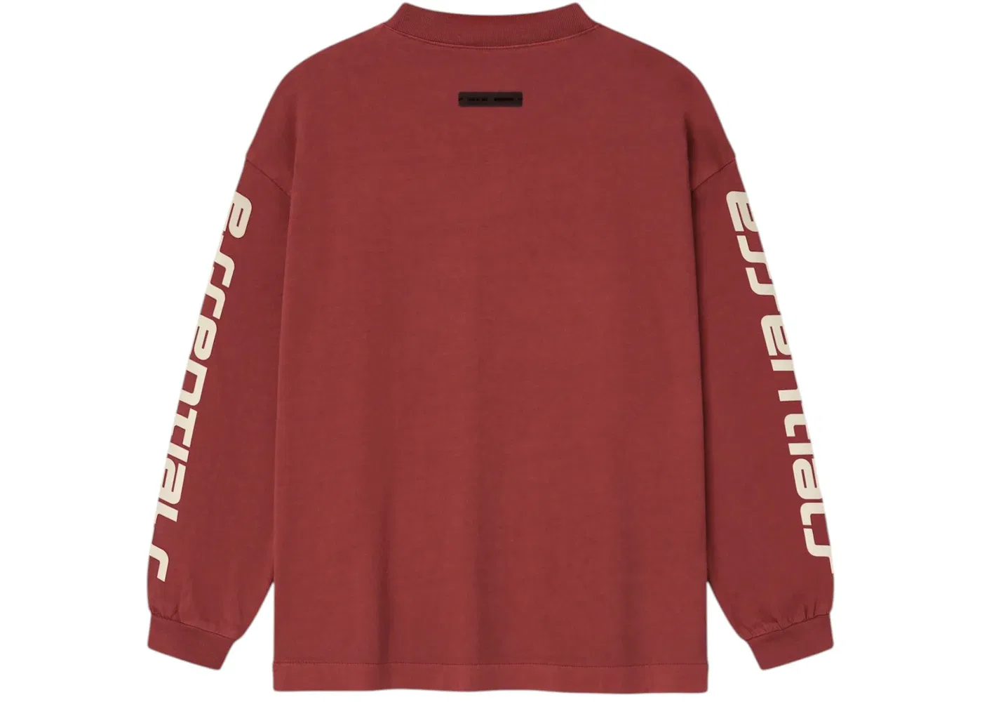 Детская футболка с длинным рукавом Tee Fear of God, Crimson — фото 2