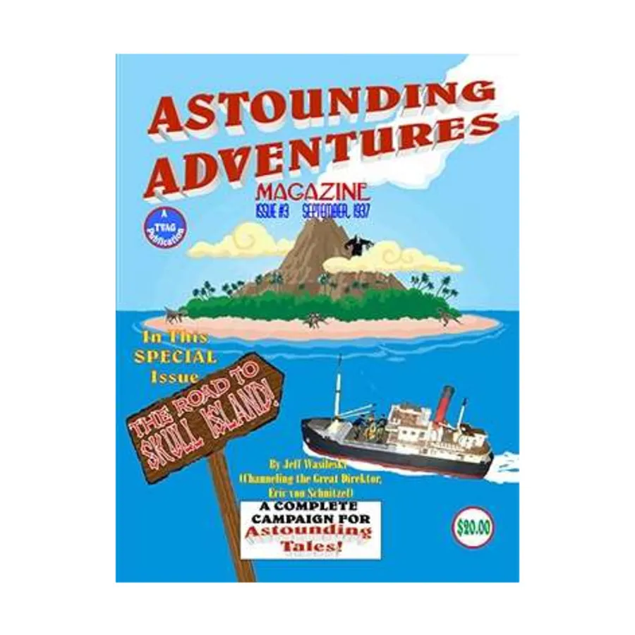 

#3 "The Road to Skull Island!", Astounding Adventures! Magazine, мягкая обложка