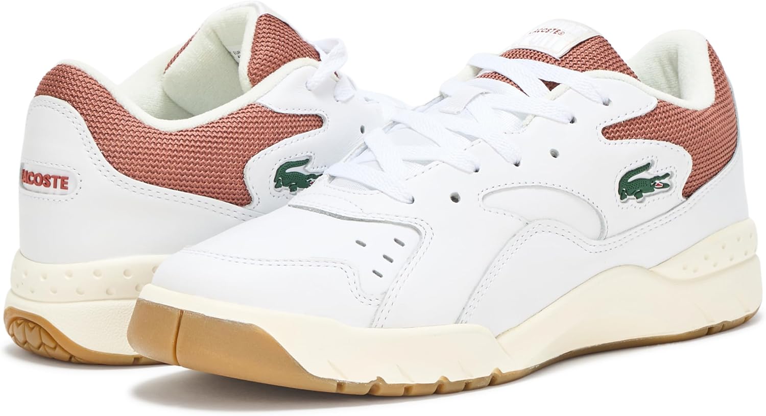 Кроссовки Lacoste Aceline для мужчин, Wht/Brw — фото 3