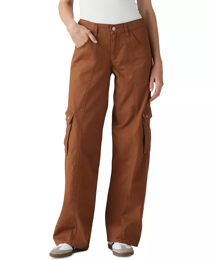

Женские джинсы Super Low Loose-Fit Cargo Levi's, коричневый