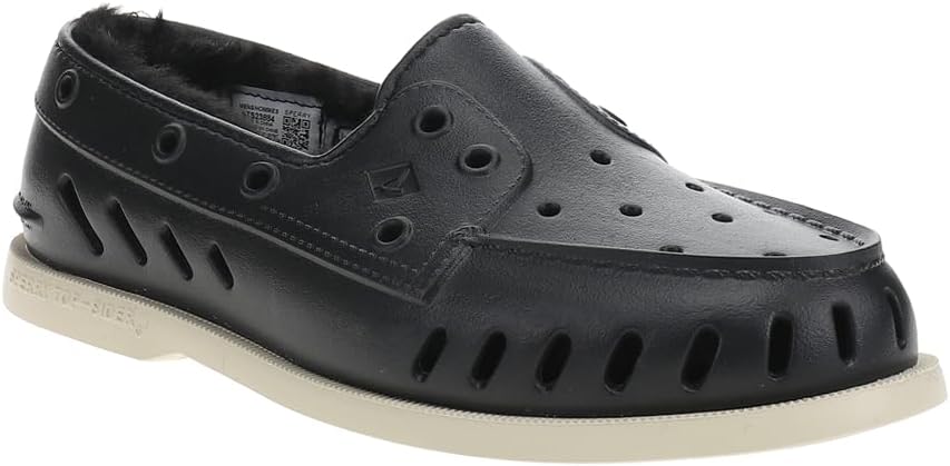 Мужские лодочные туфли Sperry, оригинальные, с комфортной посадкой, черный — фото 3