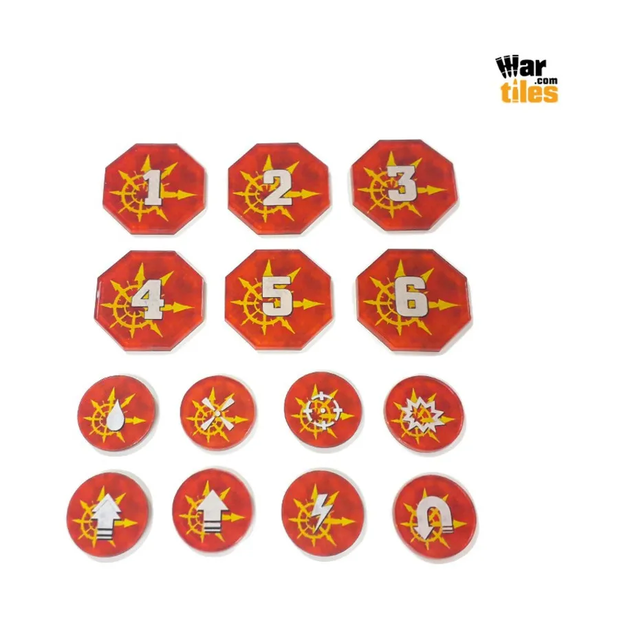 

Набор жетонов команды убийств — Хаос, War Tiles - Markers, Rulers, & Tokens