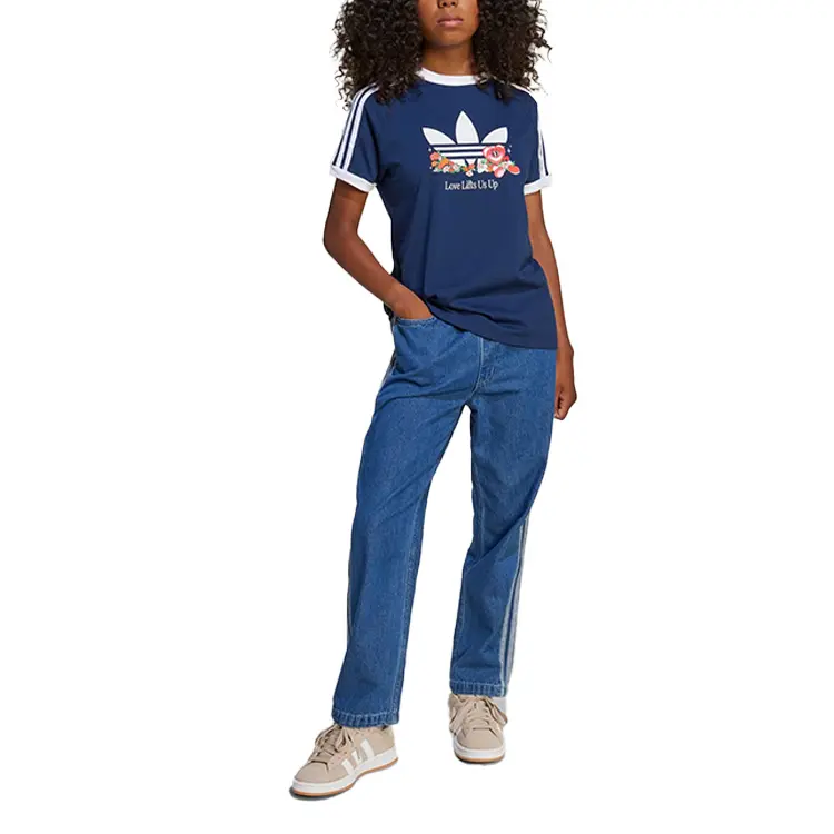 Adidas Originals Джинсы Medium Blue для детей 3-7 лет — фото 4