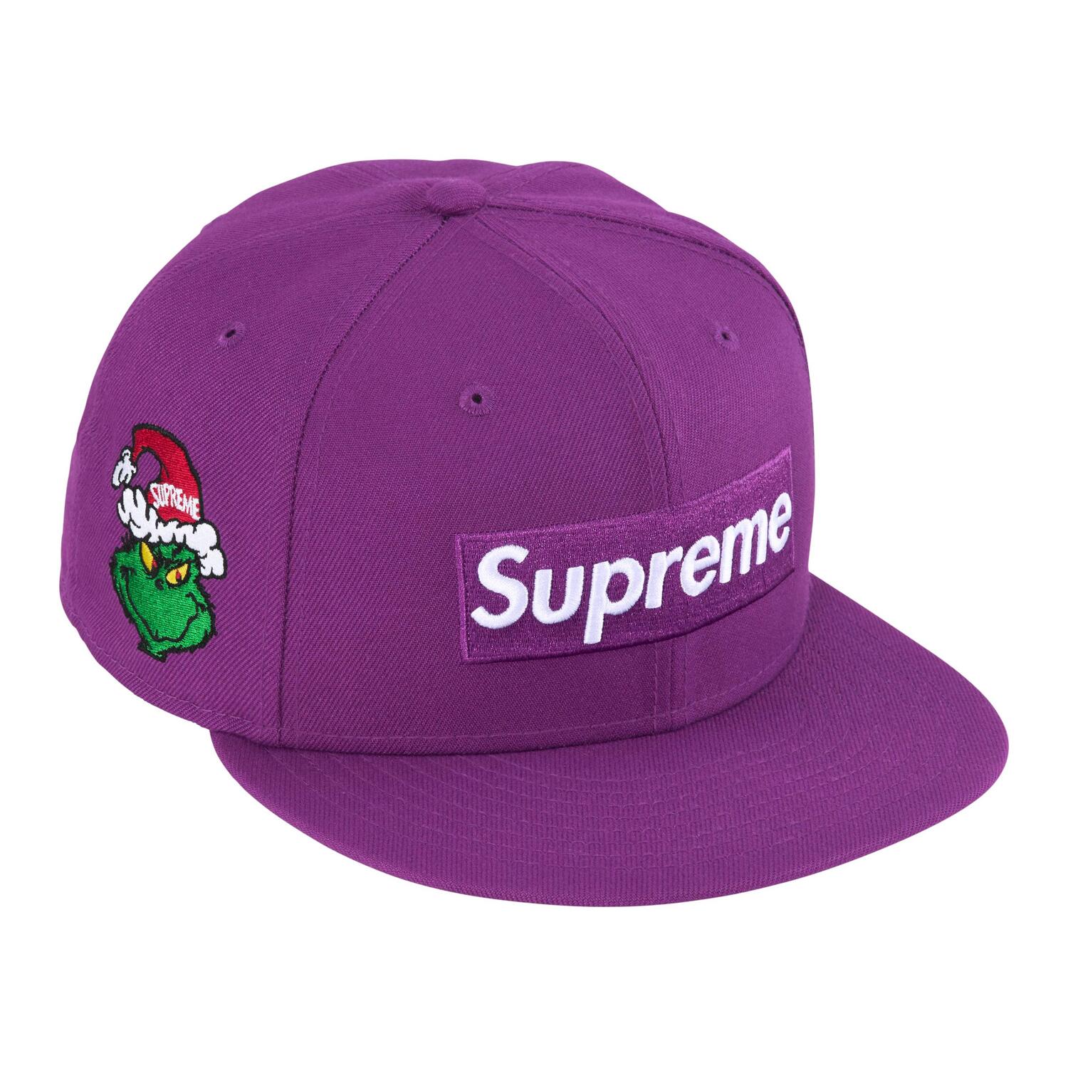 

Кепка New Era 59Fifty, Grinch Box Logo Supreme, фиолетовый