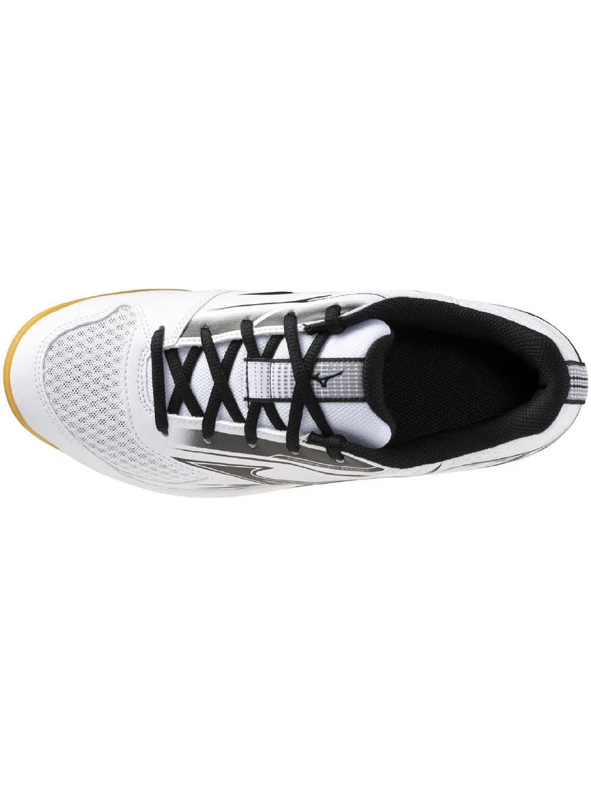 Кроссовки для настольного тенниса «Crossmatch Smash» от Mizuno, White X Black — фото 4