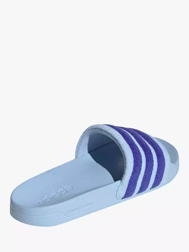 Сандалии Adilette Noshower Slider, синие adidas — фото 3
