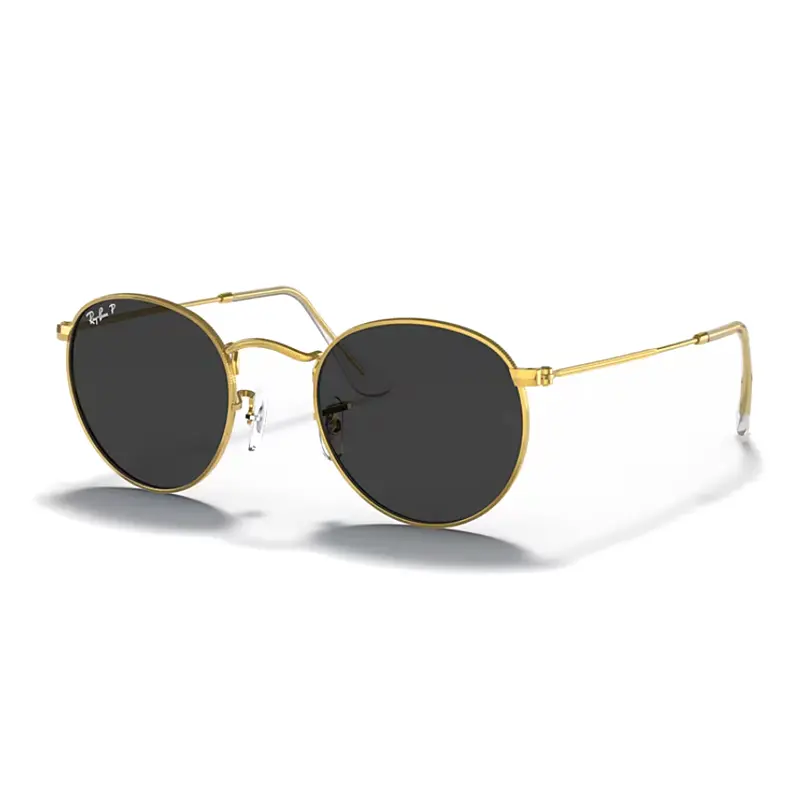 

RayBan Круглые солнцезащитные очки Ray Ban, Gold