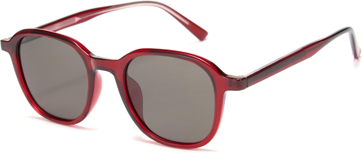 

Поляризованные солнцезащитные очки Cyxus для мужчин и женщин. Модные солнцезащитные очки с защитой от УФ-излучения для вождения, рыбалки и путешествий. P1290, Burgundy Frame Green Lens