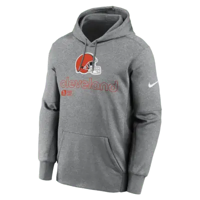 

Худи Nike Cleveland Browns Men’s Therma NFL Pullover Hoodie, цвет Grey Heather