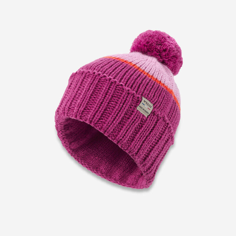 

Лыжная шапка детская - Grand Nord Made in France розовая WEDZE, цвет orange