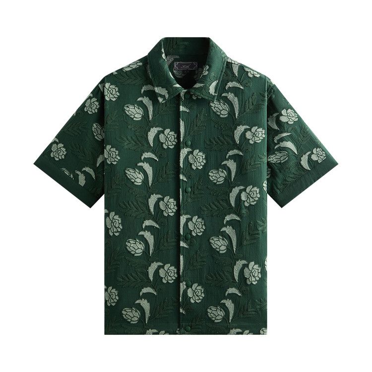 

Рубашка Kith Embroidered Floral Woodpoint Shirt, Vitality