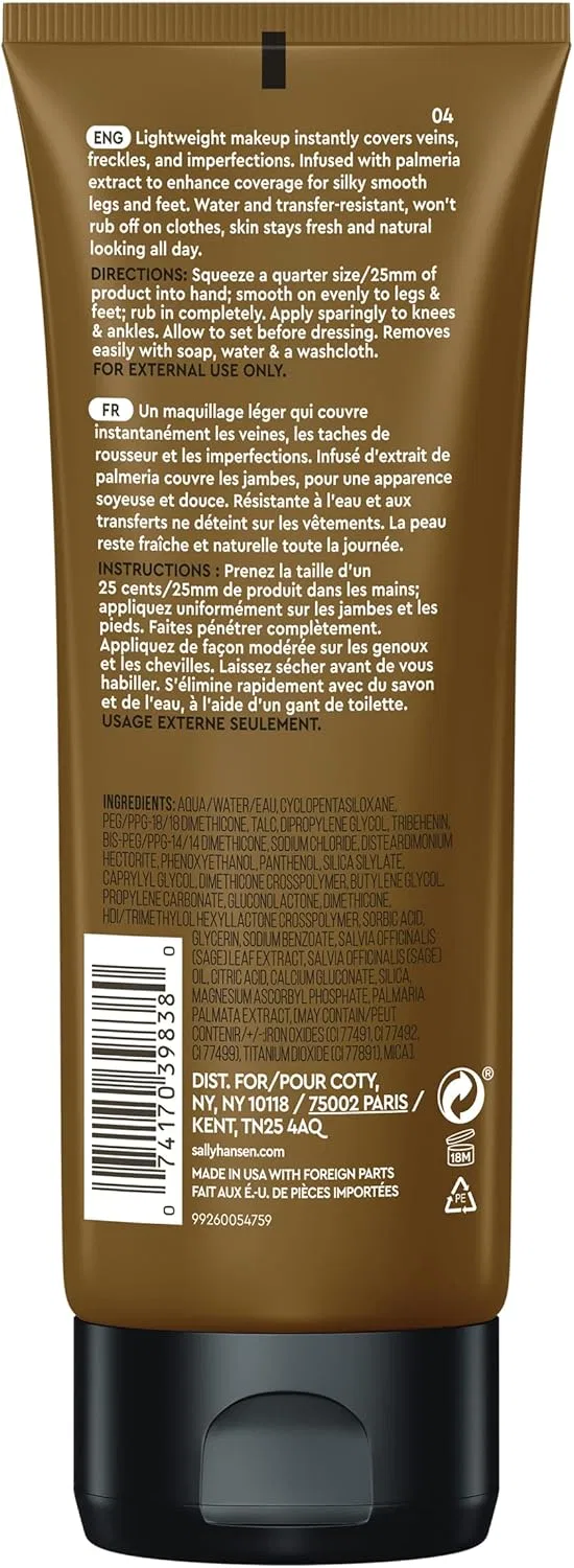 Лосьон для ног Sally Hansen Airbrush Legs Lotion Deep — фото 2