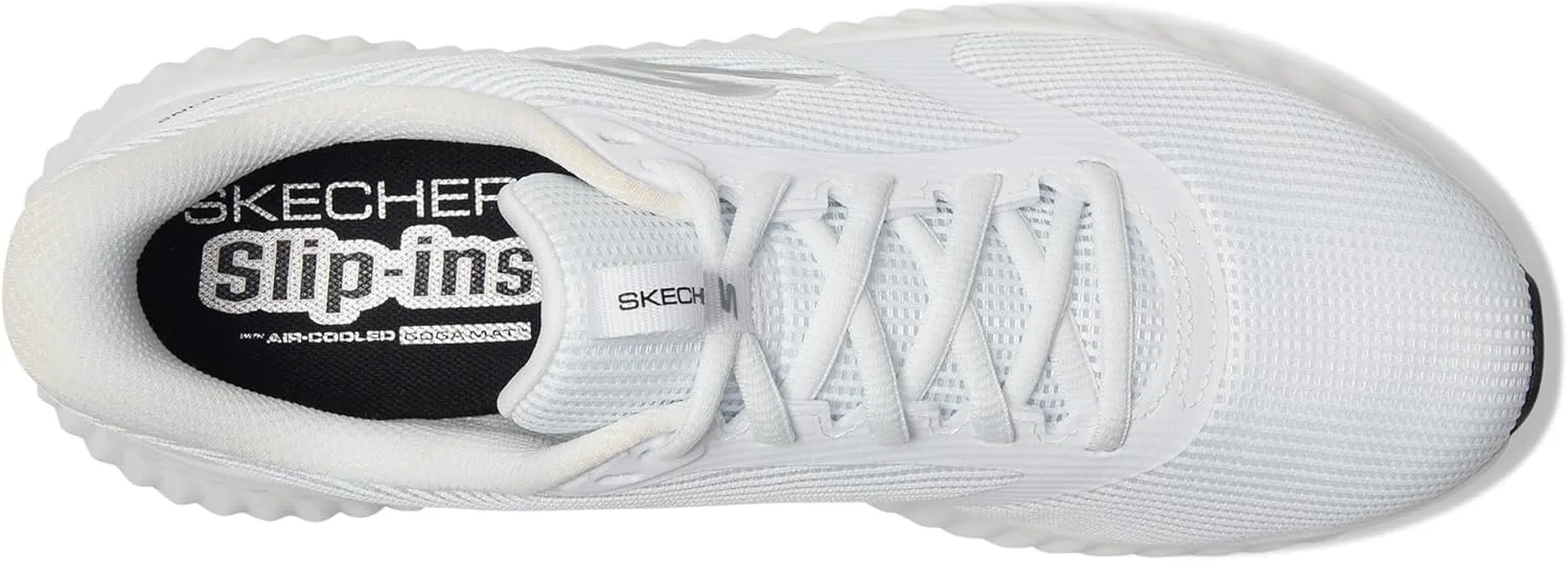 Мужские кроссовки Skechers Go Run Now Hands Free Slip-ins, белый/черный — фото 2