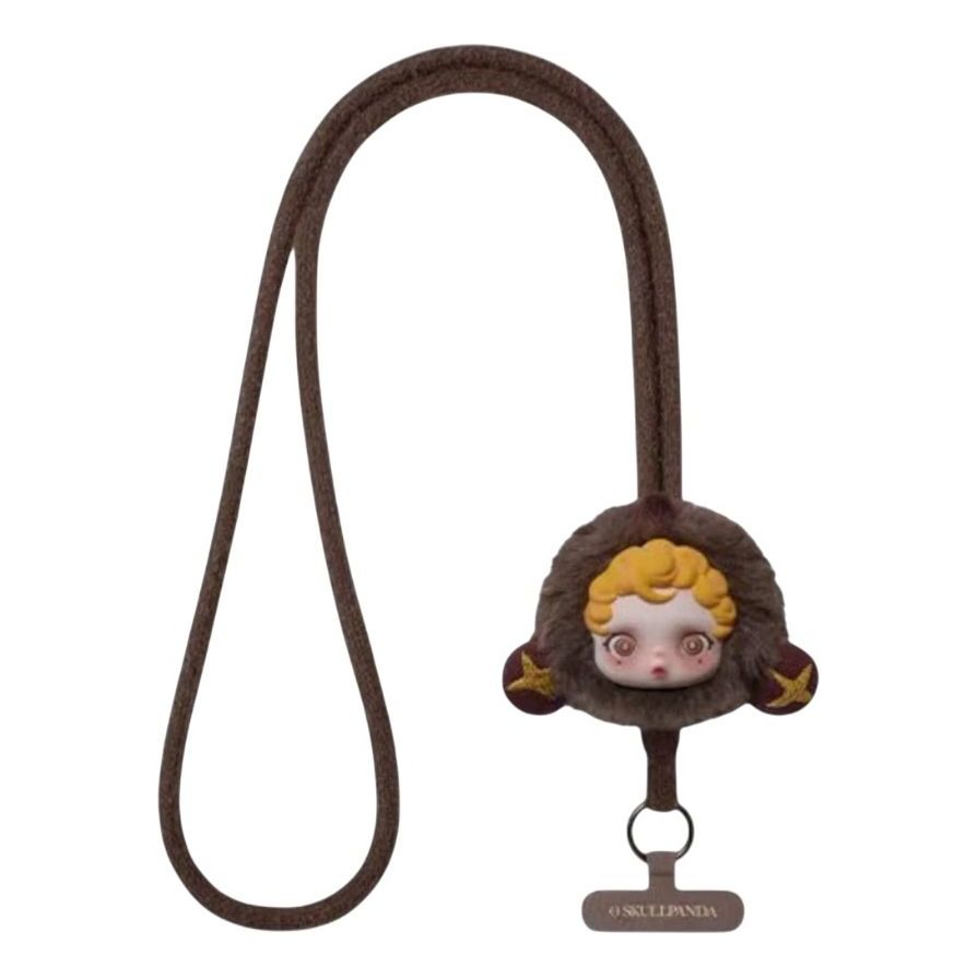 

Фигурка Pop Mart Skullpanda You Found Me Cell Phone Lanyard 'Secretly Chestnut'
