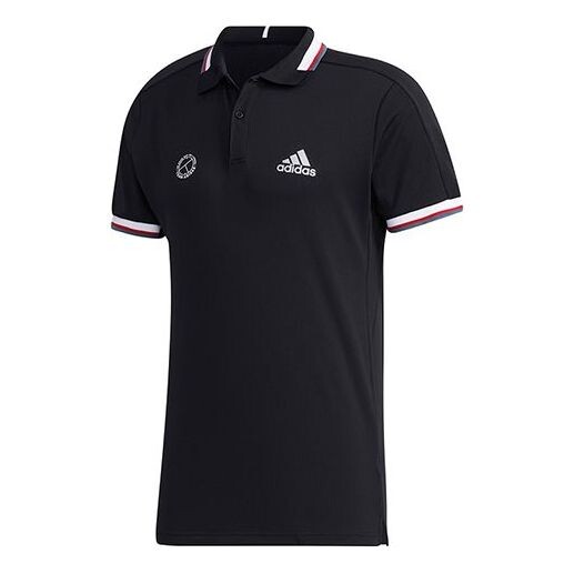 

Футболка adidas Htrdy M Pl1 Sl Tennis Sports Polo Shirt Black, черный