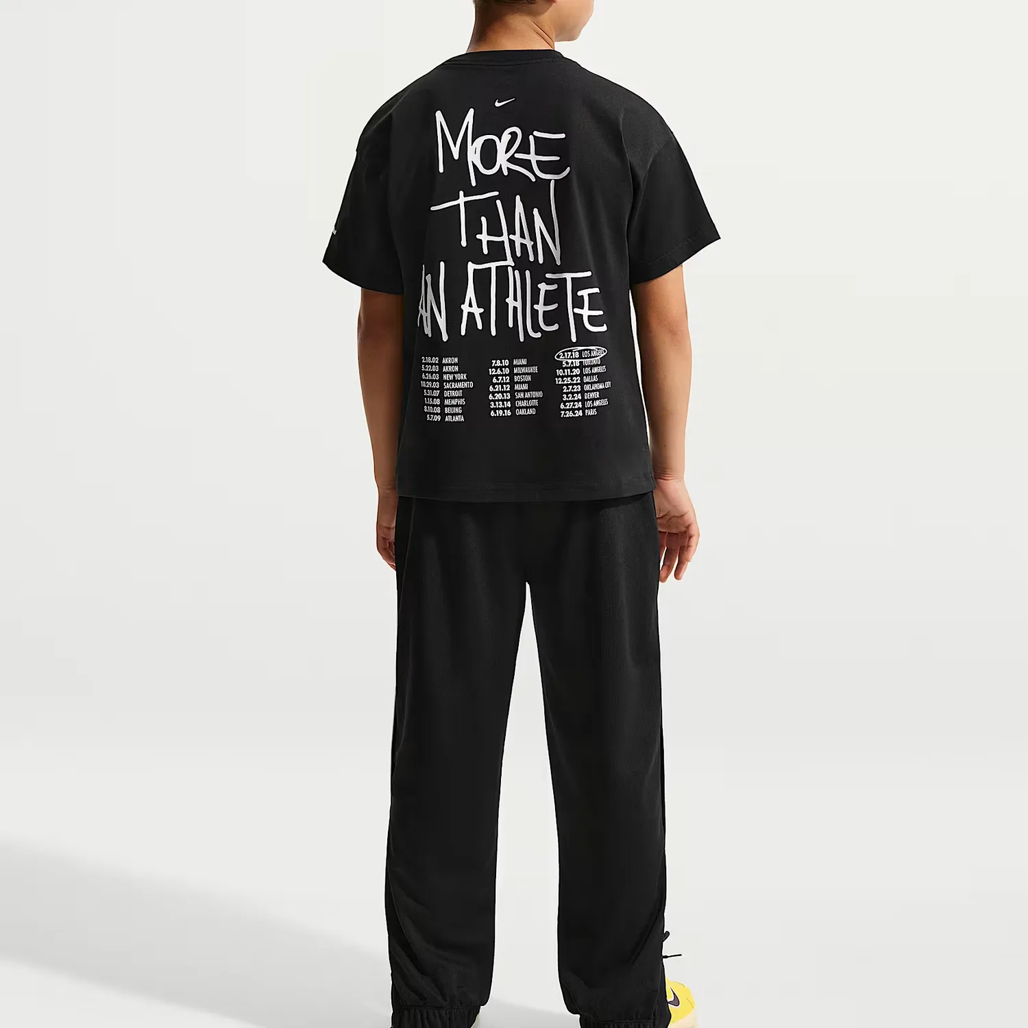 Футболка LeBron Shut Up And Dribble Kids' Nike, черный — фото 4