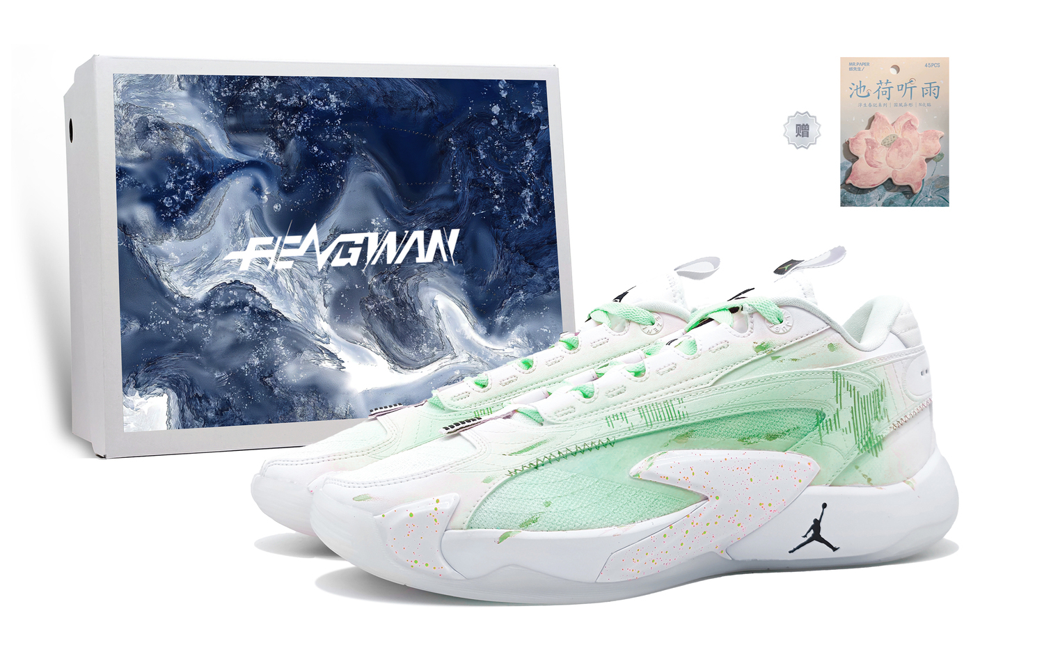 

Luka 2 Баскетбольные кроссовки мужские низкие White/Green Jordan