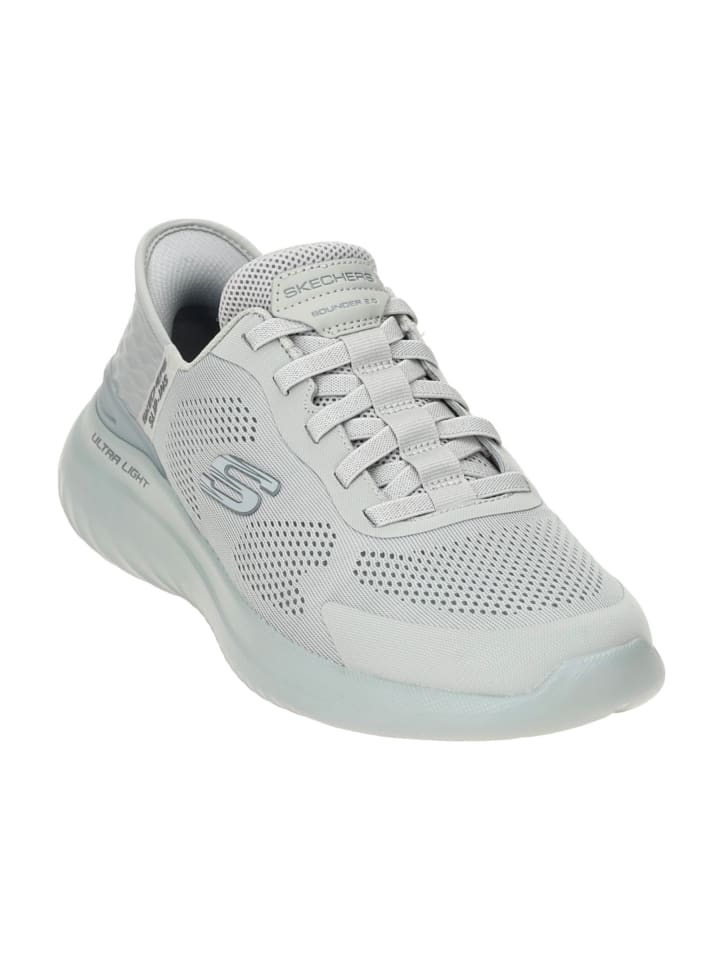 Skechers Спортивные лоферы серого цвета — фото 3