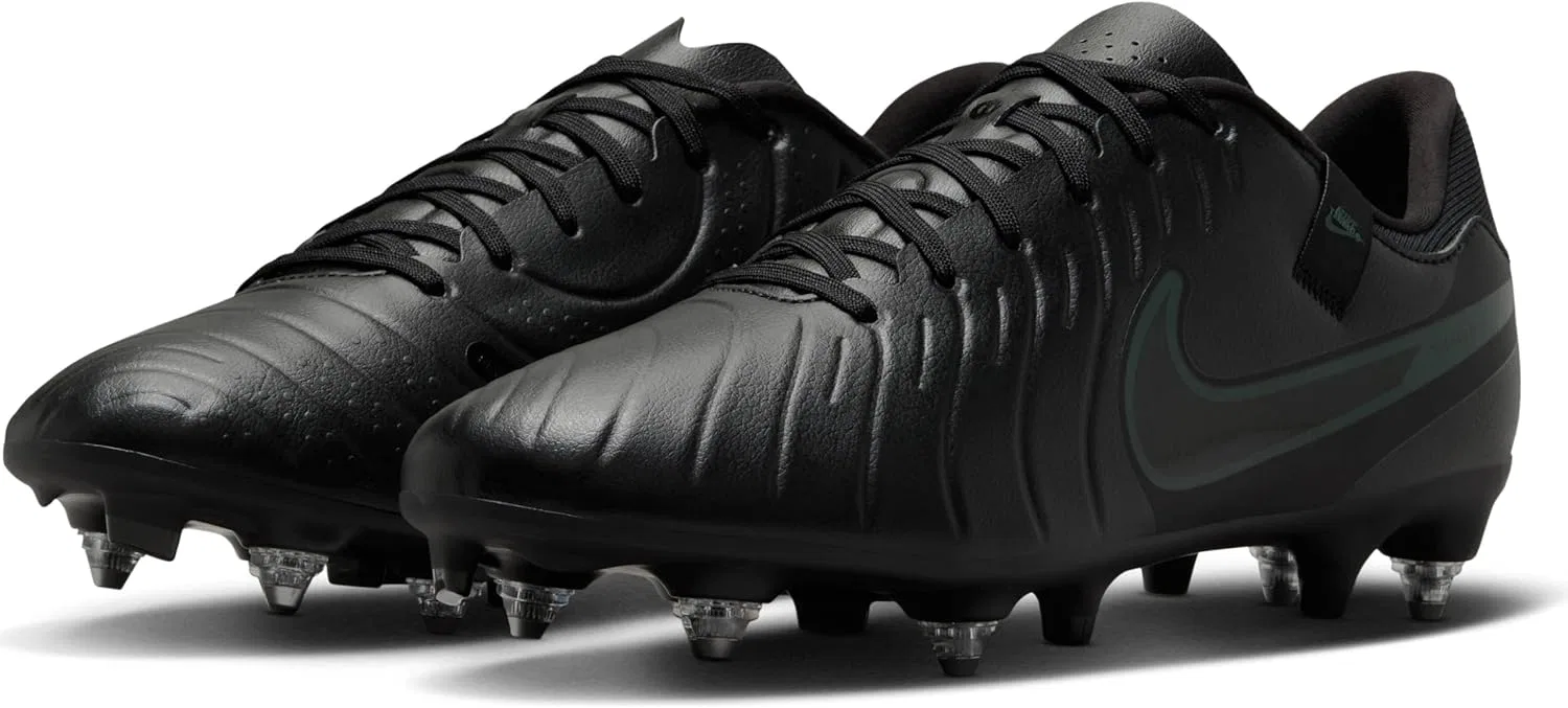 Мужские кроссовки Nike Tiempo Legend 10 Academy SG-pro Anti-Clog Traction, Black Black Deep Jungle — фото 2