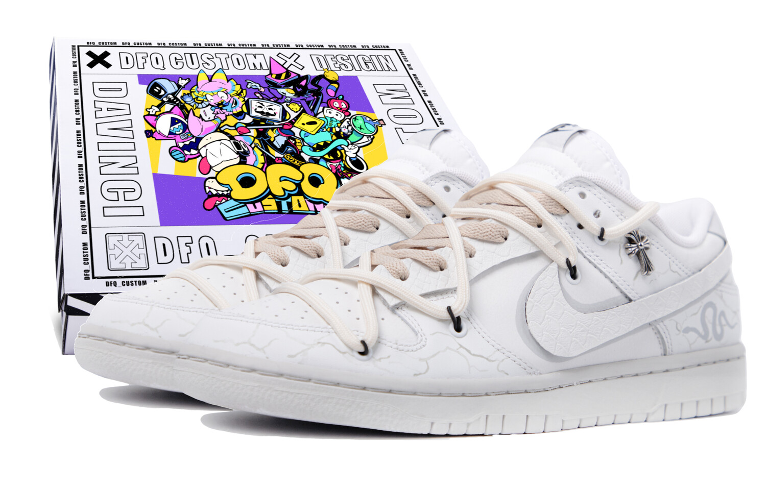 

Мужские кроссовки для скейтбординга Nike Dunk, Off-white