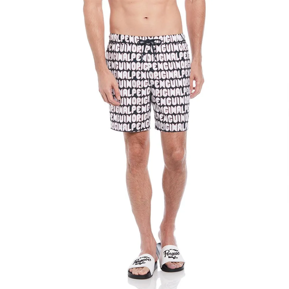 

Плавки Original Penguin Recycled Polyester Stretch Aop Logo, разноцветный